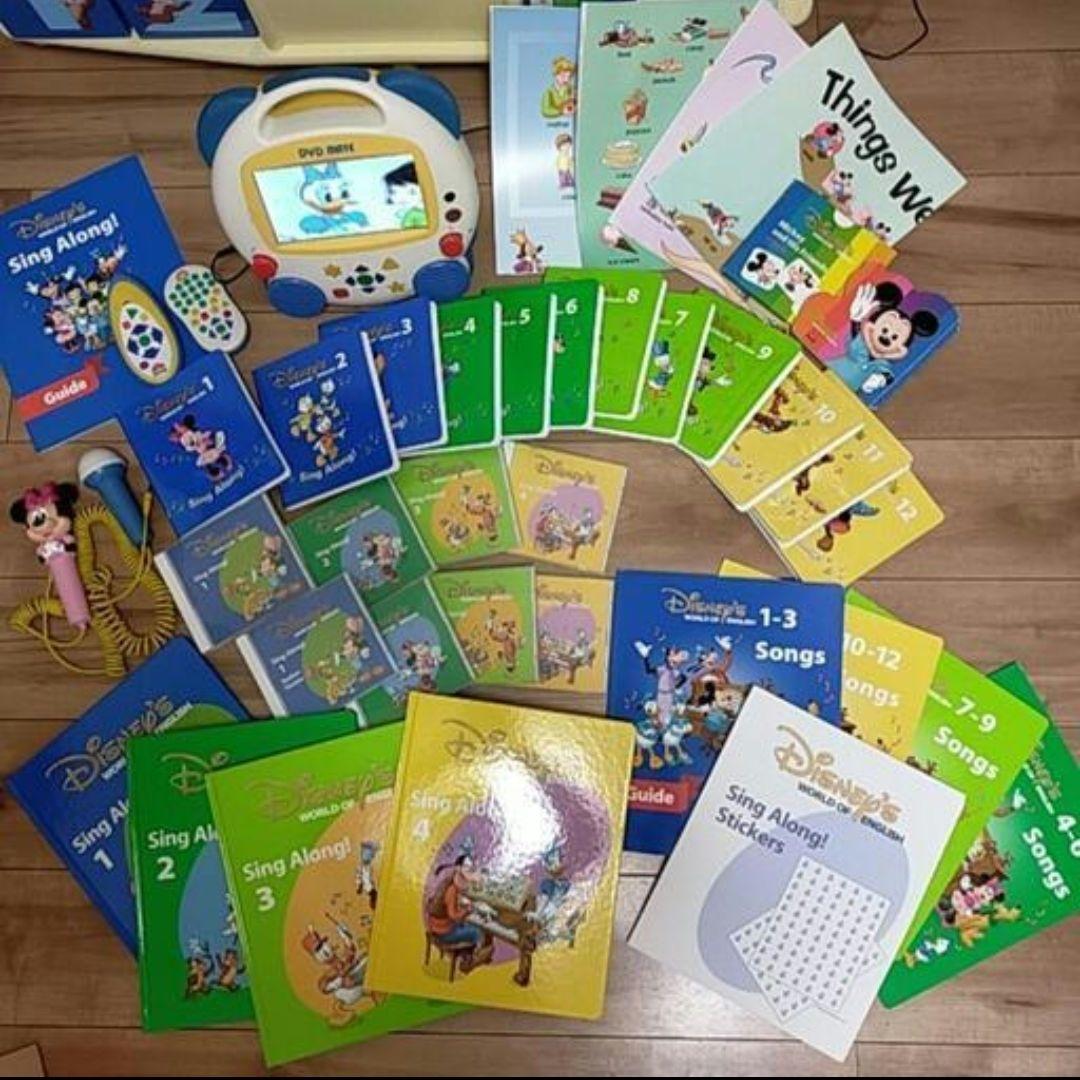 ディズニー英語教材♡SingAlongセット DVDプレイヤー&マイク付