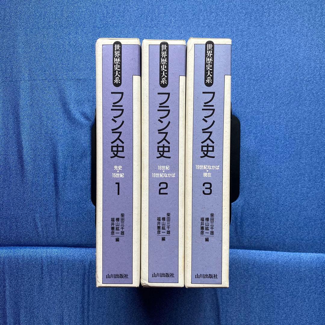 世界歴史大系 フランス史 1~3巻セット 山川出版社 世界各国史 通史 概説
