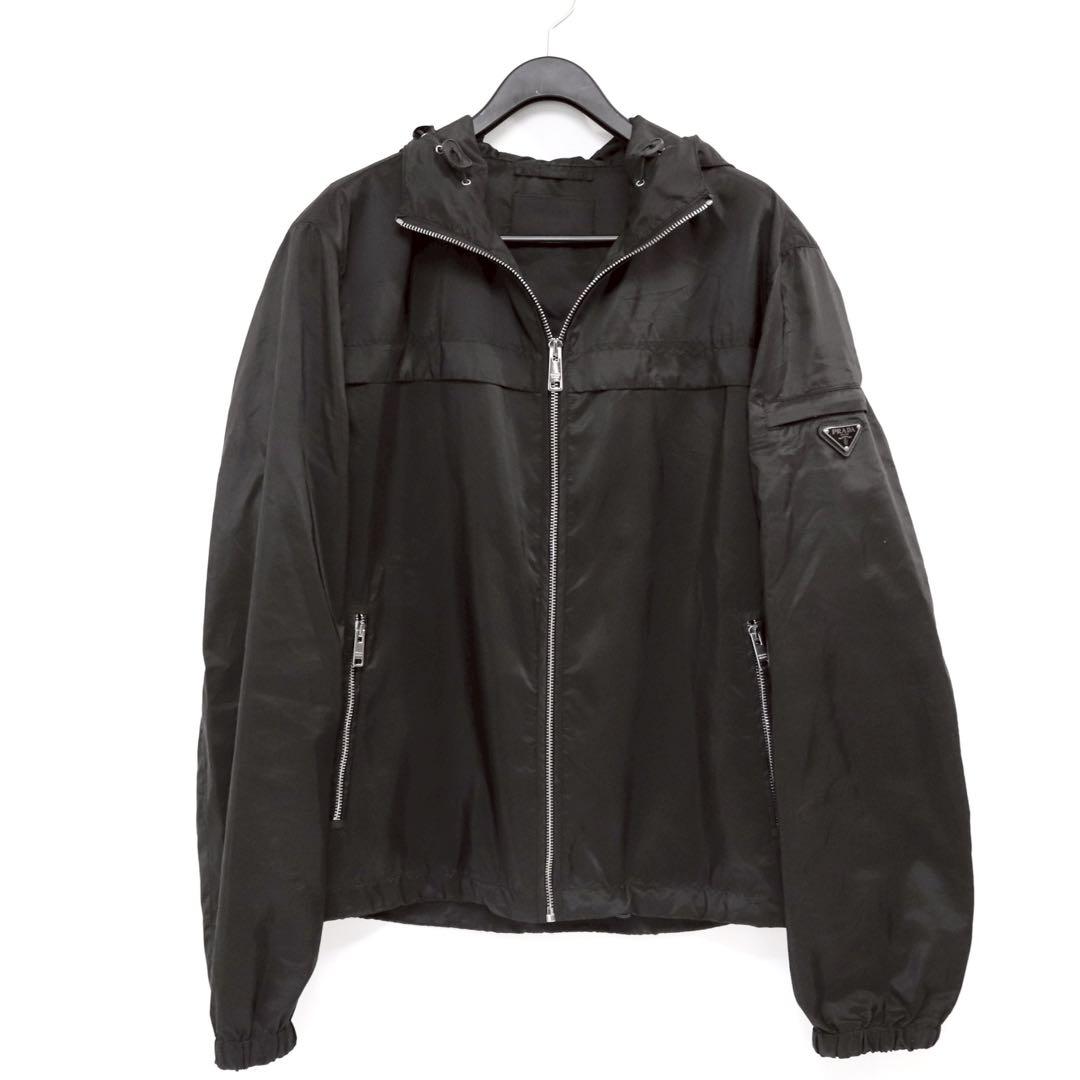 【極美品】プラダ Re-Nylon SGA466 ナイロンジャケット 黒 50
