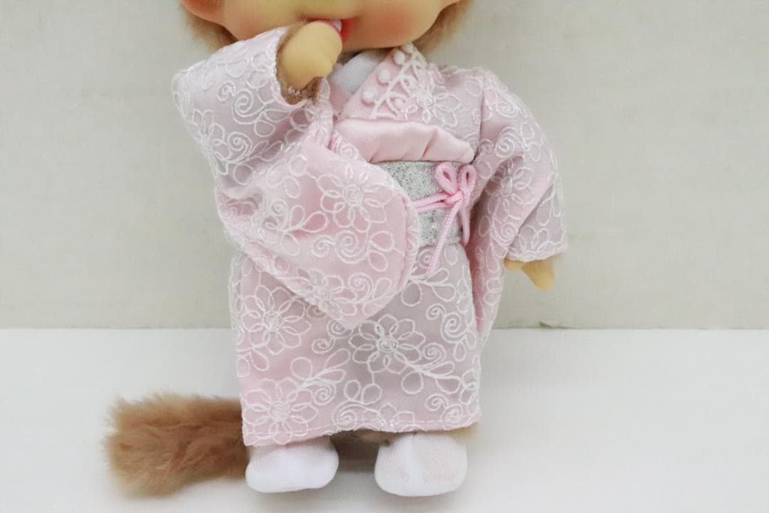 久月 オリジナル お着物モンチッチ ミルクティブラウン 32-JD0209-11