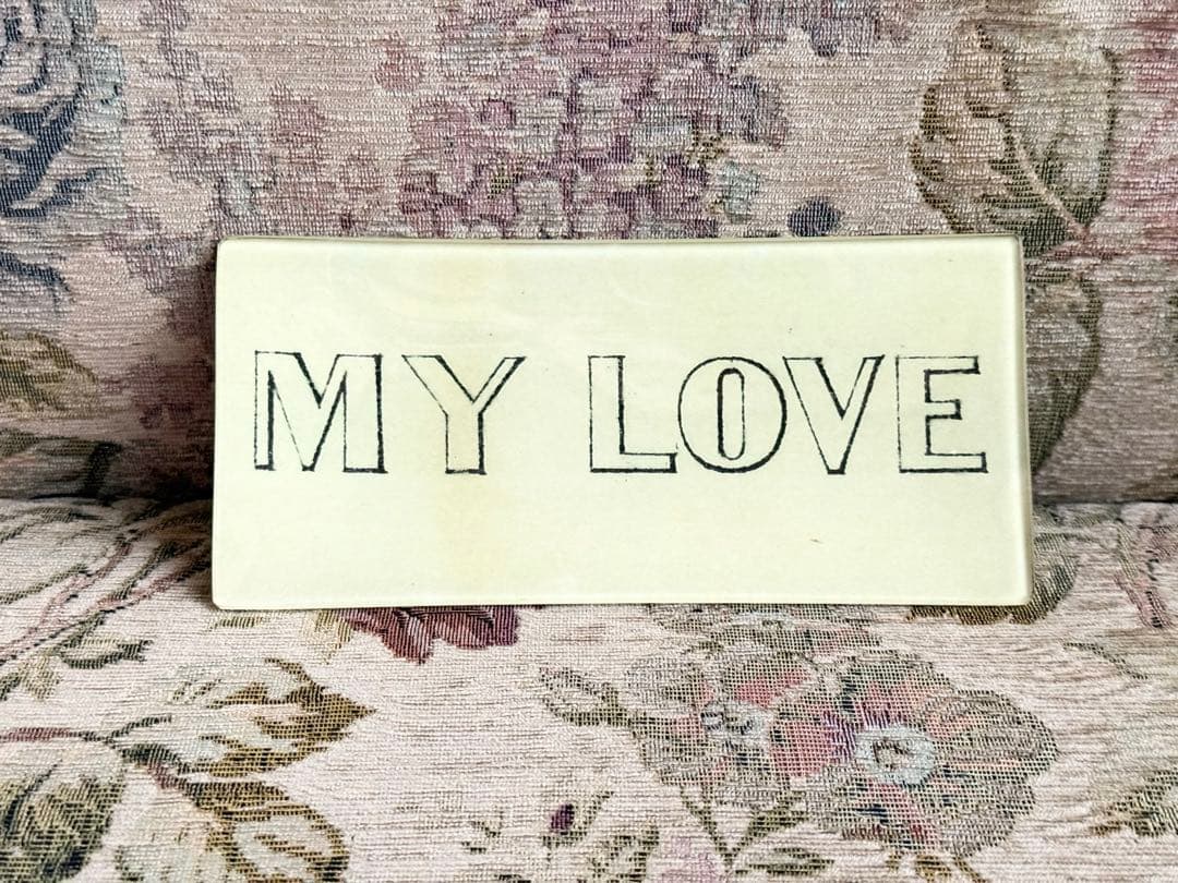 ジョンデリアン デコパージュプレート MY LOVE