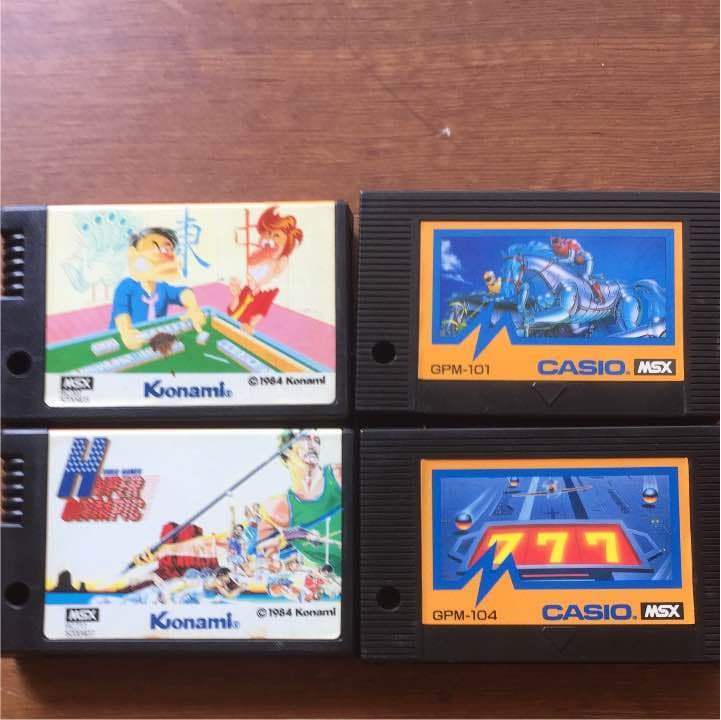 言い値を ゲームカセット コナミとカシオの名作4点