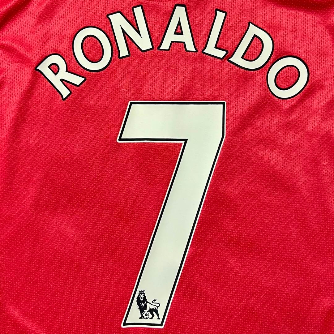【新品/タグ付き】2007-09 マンチェスター・U ♯7 C・ロナウド【XL】