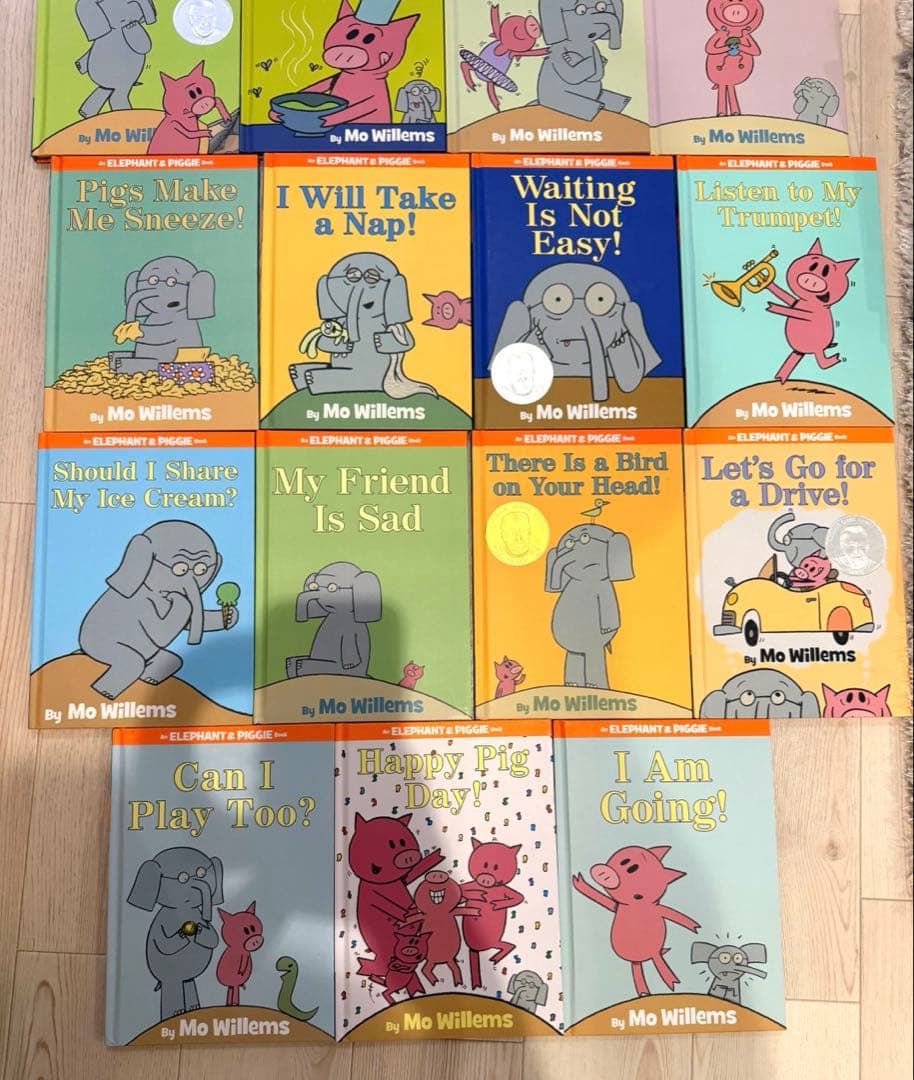 【Mo Willems】Elephant & Piggieシリーズ英語原作23冊