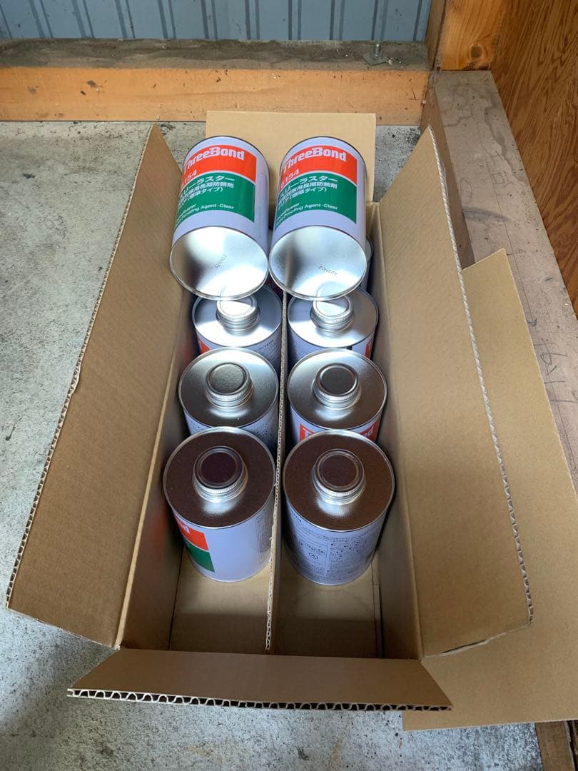 在庫処分特価1L×10缶 スリーラスタースリーボンド6154 錆止め塗料クリア