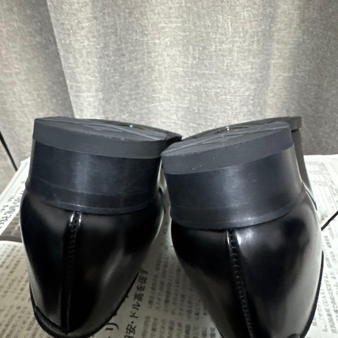 REGALリーガル 10JR BLKストレートチップ　 内羽根ビジネスシューズ