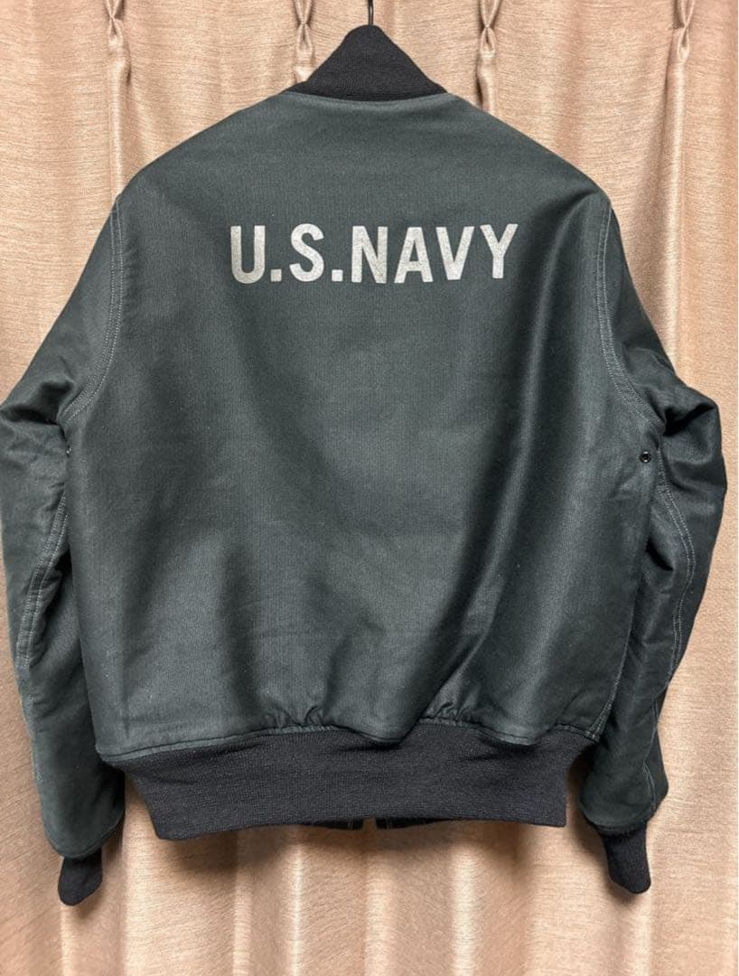 BUZZ RICKSON'Sバズリクソンズ　ジップデッキジャケット　38 M品番