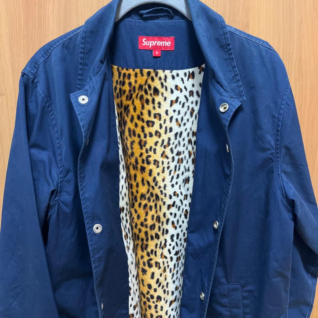 Supreme レオパード　コーチジャケット