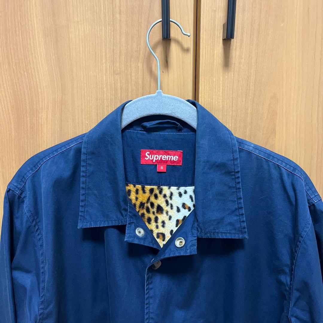 Supreme レオパード　コーチジャケット