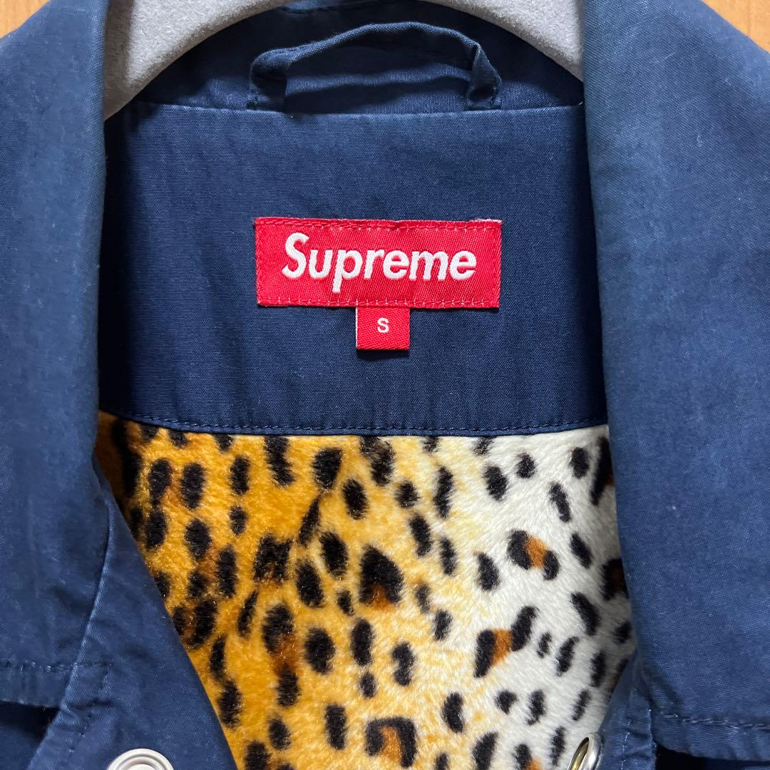 Supreme レオパード　コーチジャケット