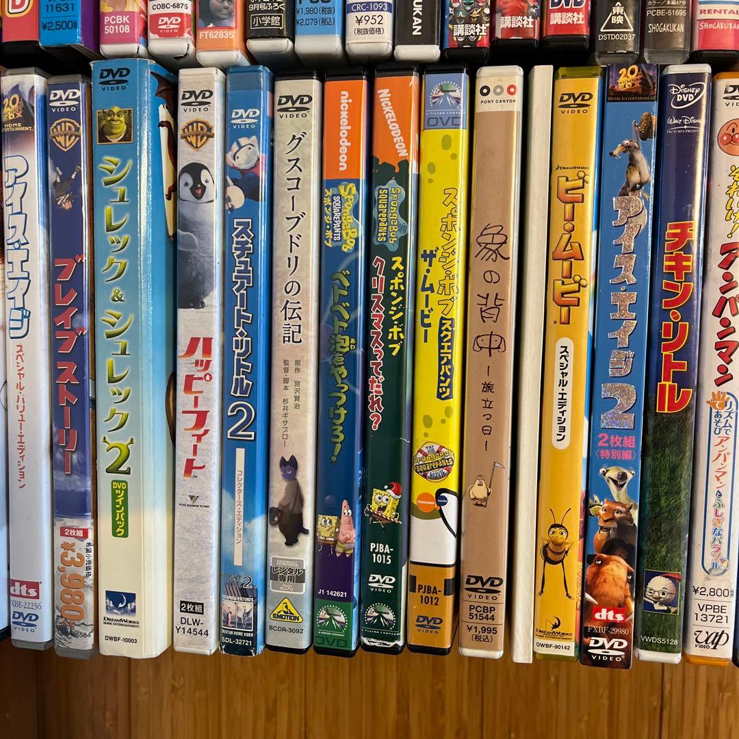 ディズニーなど子供向け　DVD Blu-ray まとめ売り　約100本 未検品