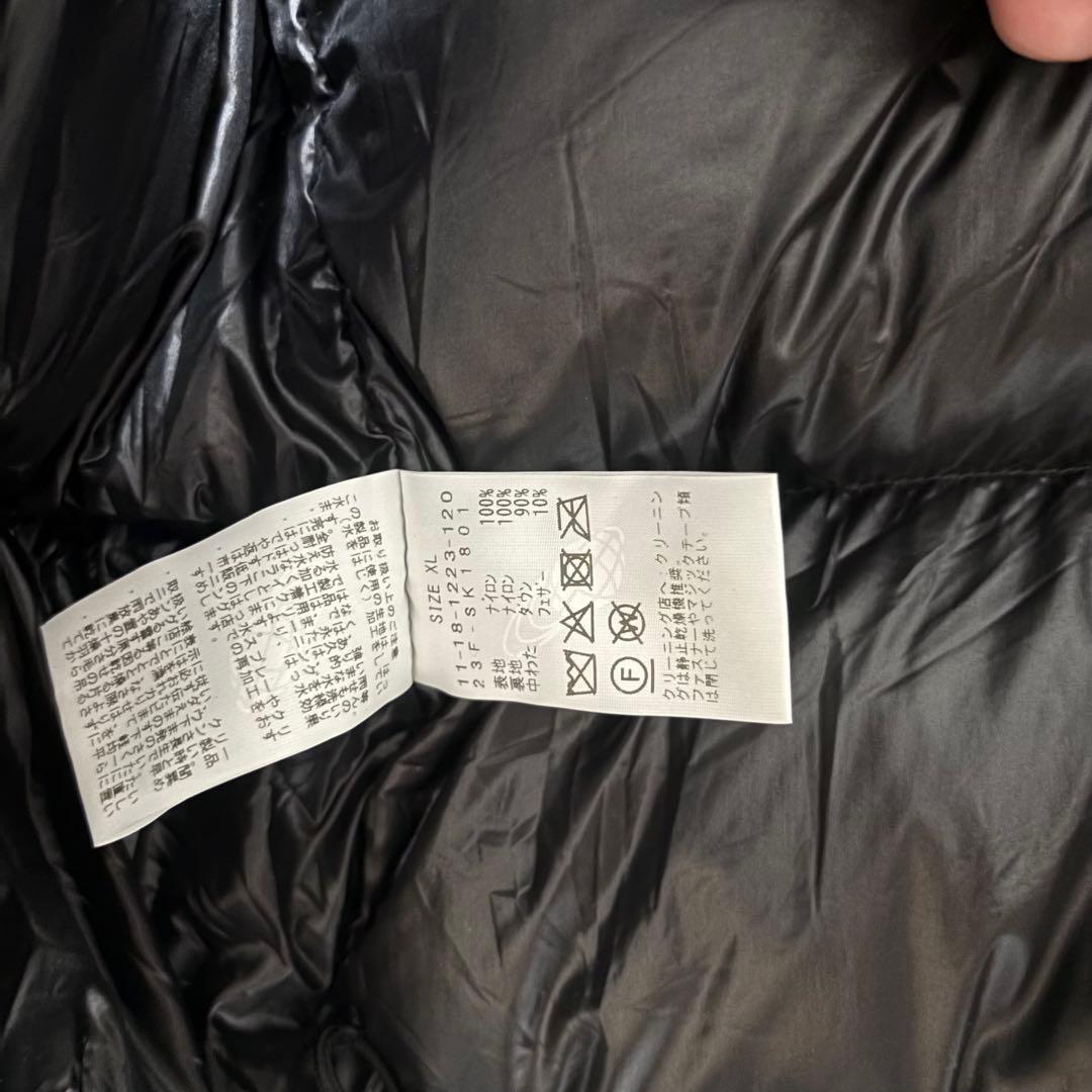 未使用品✨BEAMS×SSZ コラボ　ボンバーダウンジャケット　XL ブラック