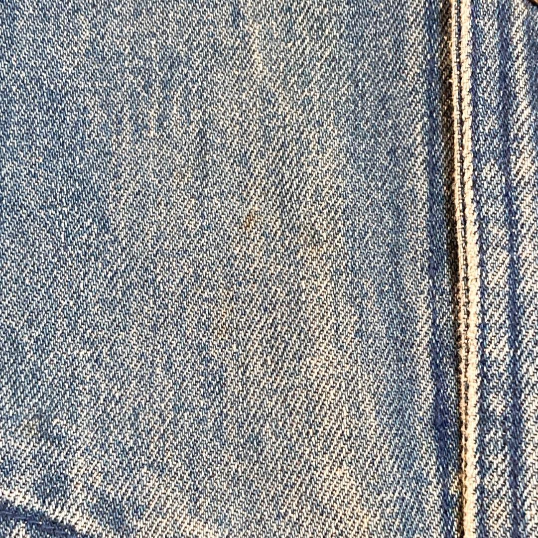 80s ポロ ラルフローレン デニムジャケット シンプル 青 M 1780