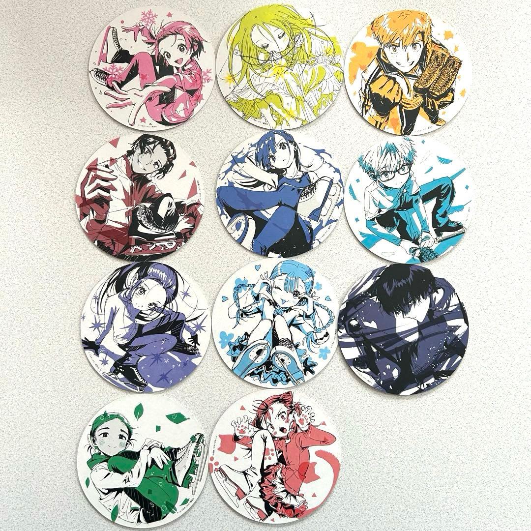 メダリスト つるまいかだ 1〜 12巻セット 特典(コースター ・イラスト)