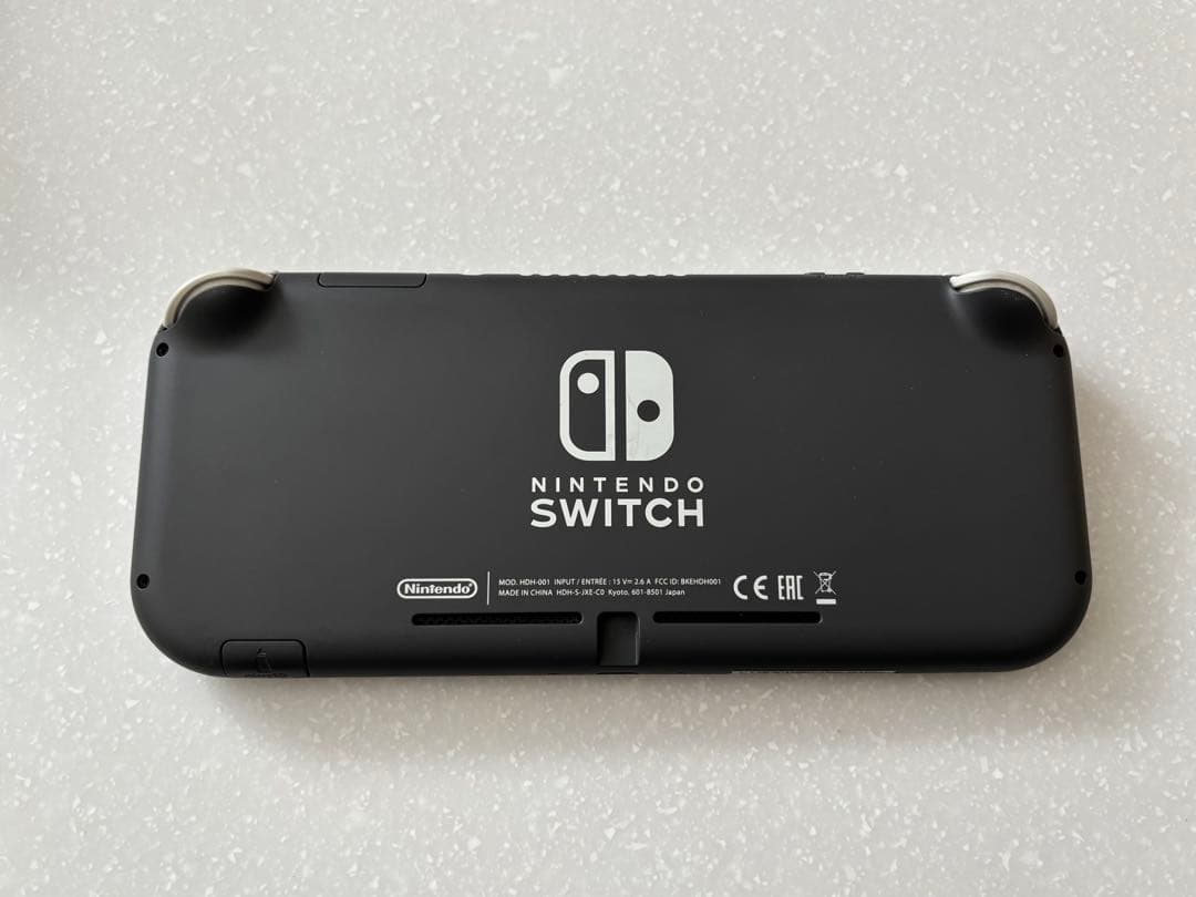 ニンテンドー Swich Lite グレー 付属品