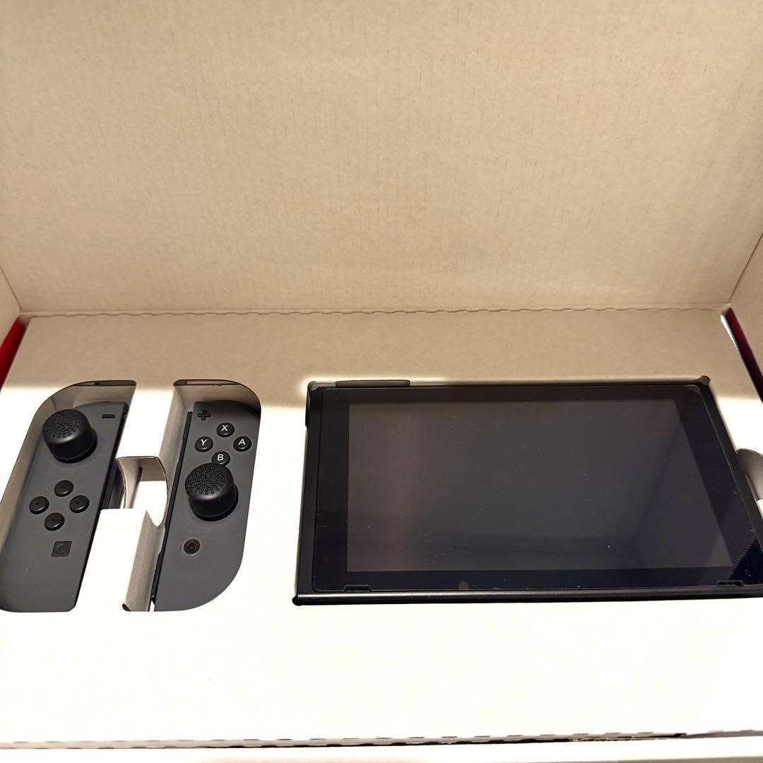 【注意点有り】Nintendo Switch / グレー付属品完備＋備品多数