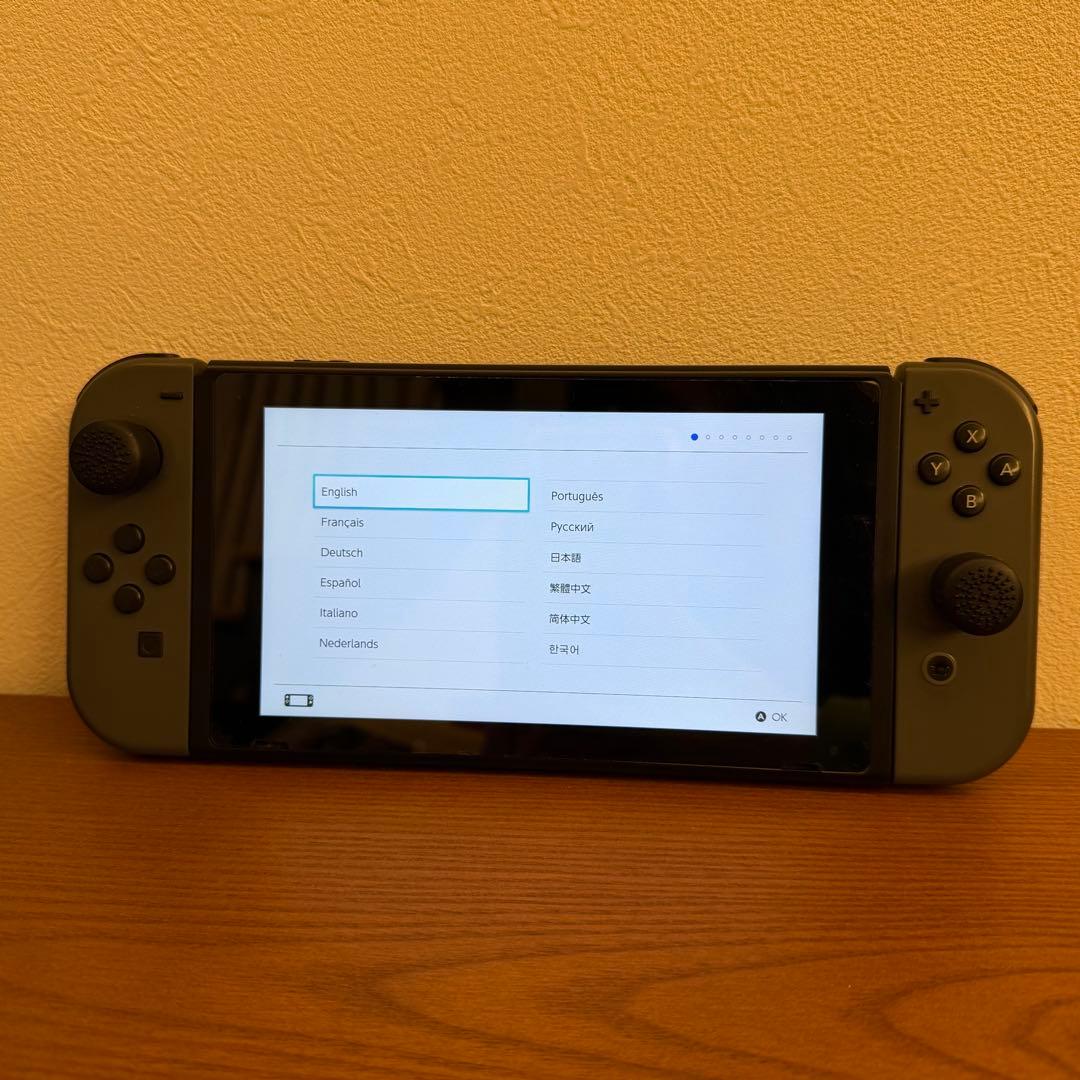 【注意点有り】Nintendo Switch / グレー付属品完備＋備品多数