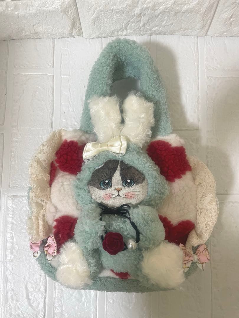 j*️様 コヤンイサムチョン　ハンドメイド ふわふわ　トートバック