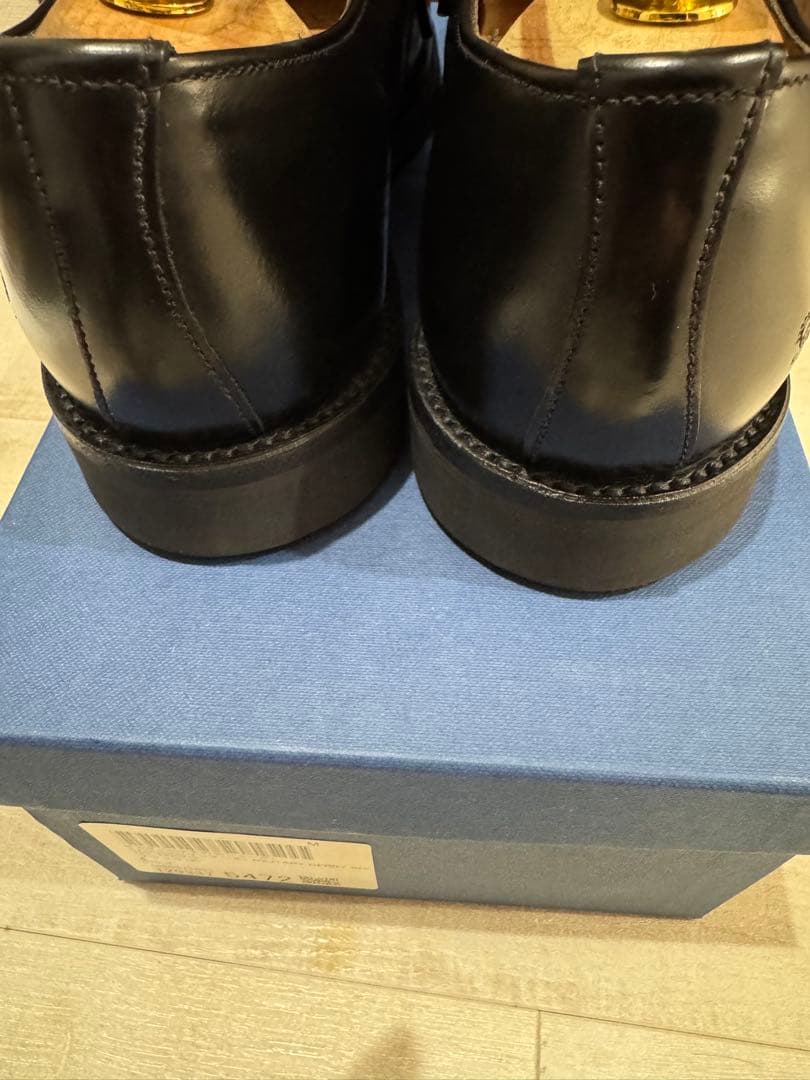 Sanders Military Derby Shoe GB 8 ブラック