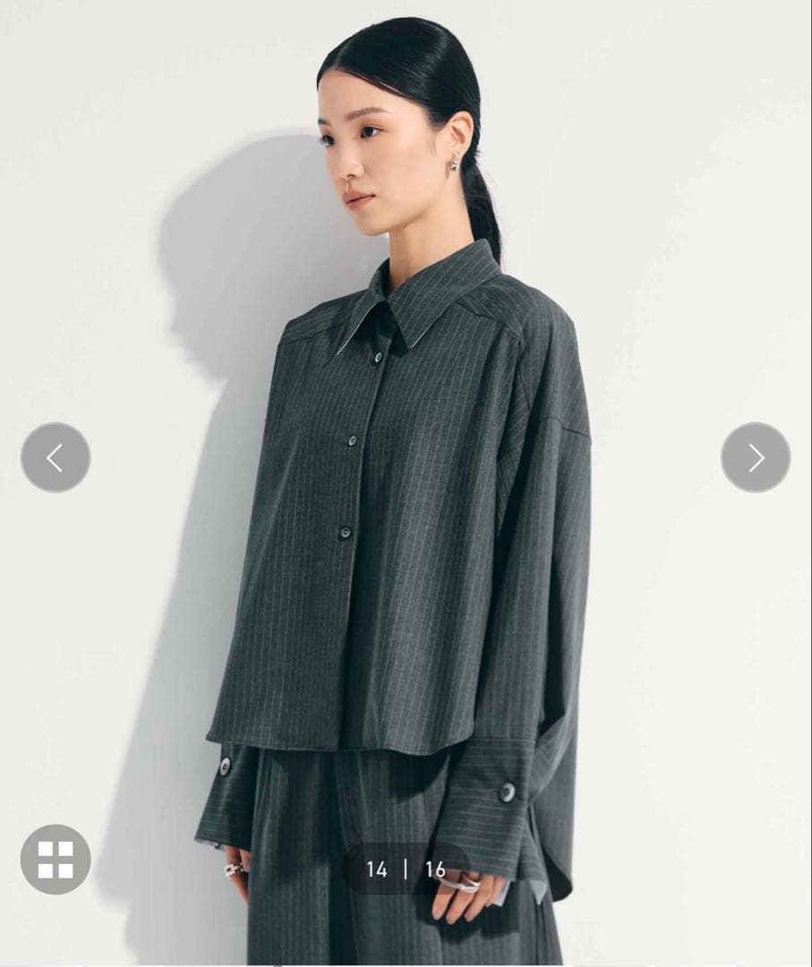 【美品】STUDIOUS2waycuffsovershirt