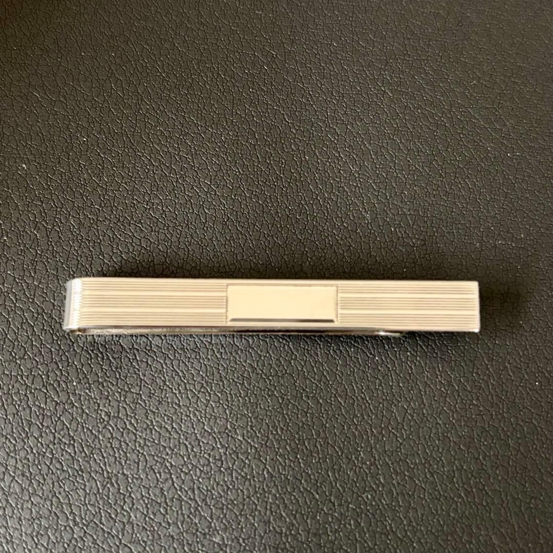 【美品】【ティファニー】ネクタイピン エンジンターン シルバー925