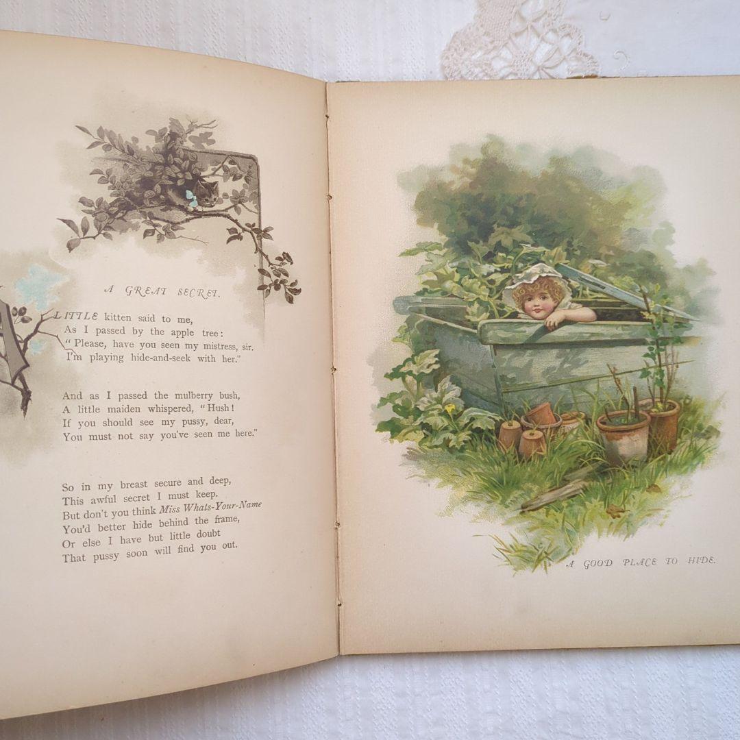 超稀少 1888年 アーネストニスター ハリエットベネット絵本 ヴィクトリアン