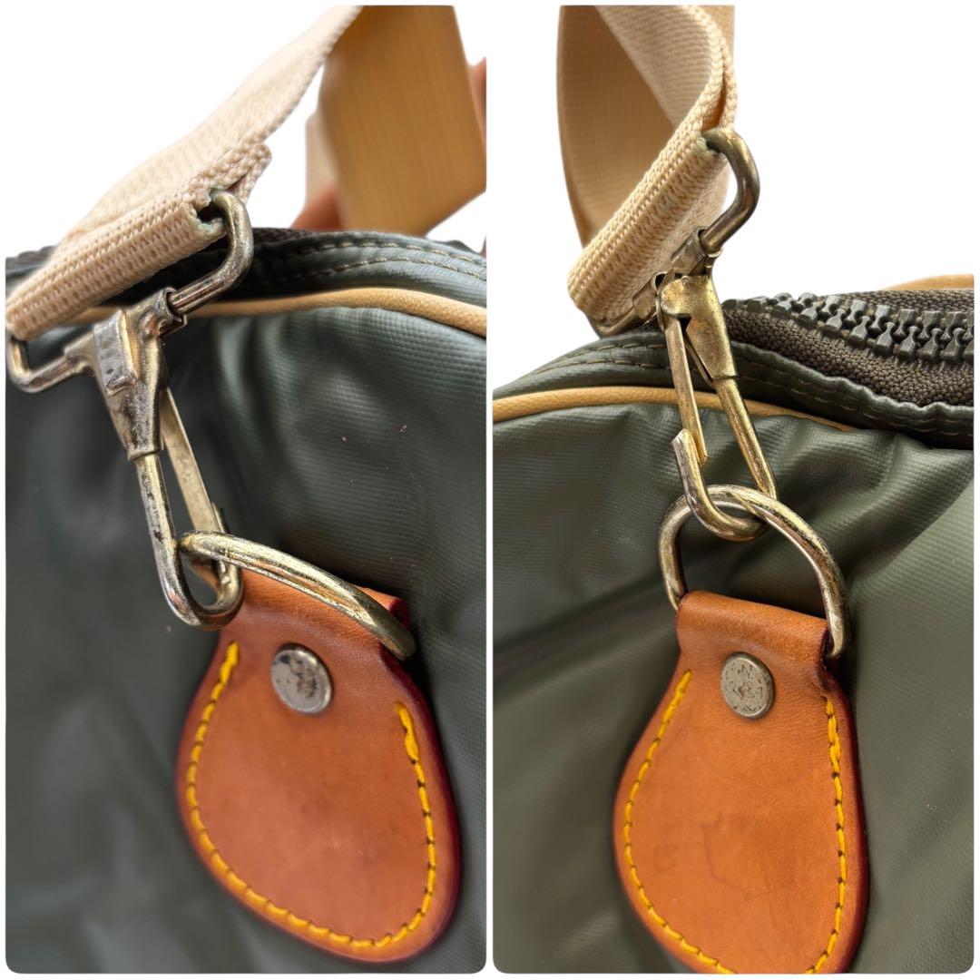 ハンティングワールド ボストンバッグ 2way バチュークロス 大容量 d85