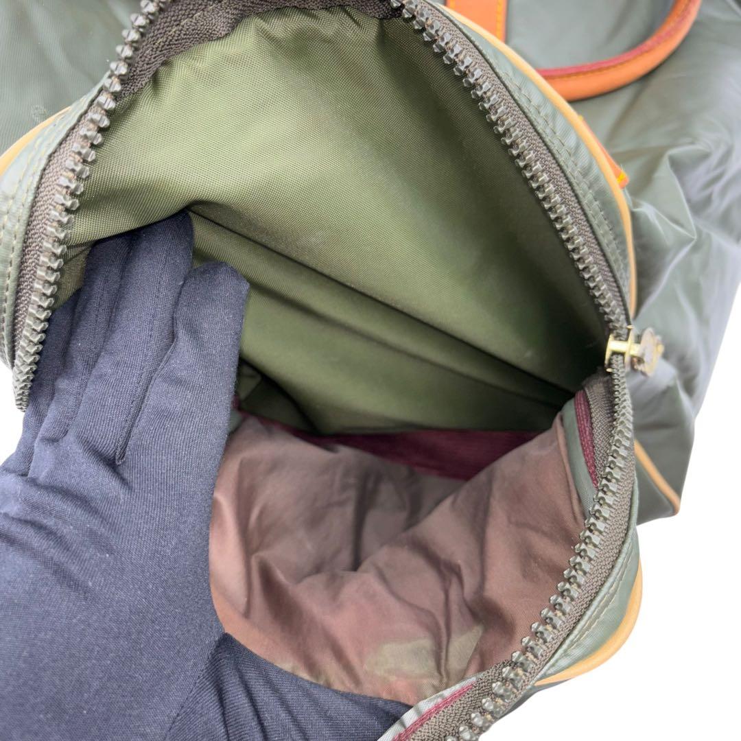 ハンティングワールド ボストンバッグ 2way バチュークロス 大容量 d85