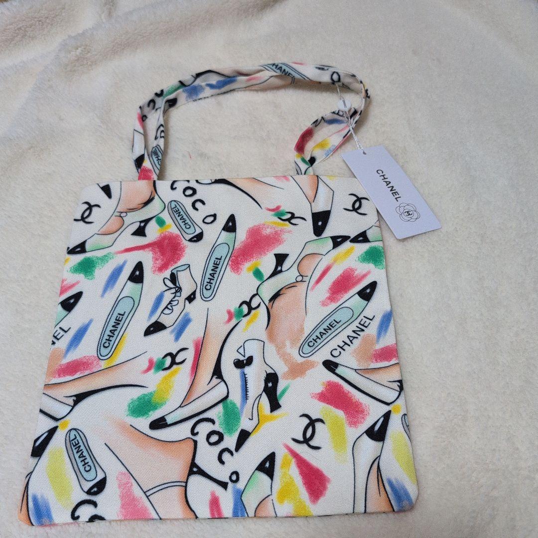 み*き様 シャネル ブティック ギフト プリント トートバッグ　ノベルティ