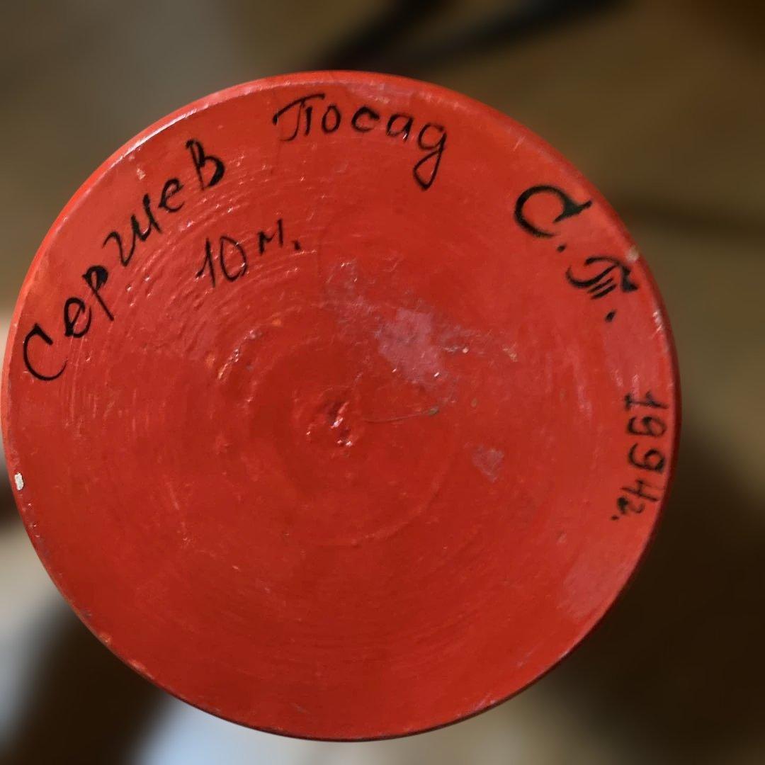 ロシア民芸品マトリョーシカ10個セット 手描き25センチ