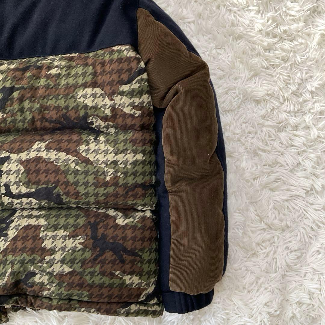 しゅ様ご予約品美品 ⭐︎MR GENTLEMAN カモフラダウンジャケット 紺 M
