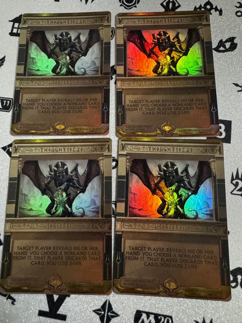 4枚セット 思考囲い foil マスターピース