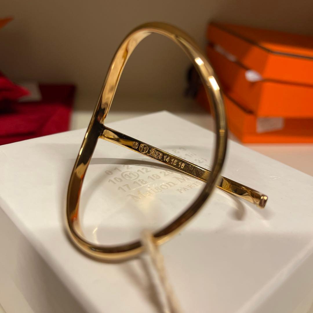 MAISON MARGIELA ゴールドトーン バングル