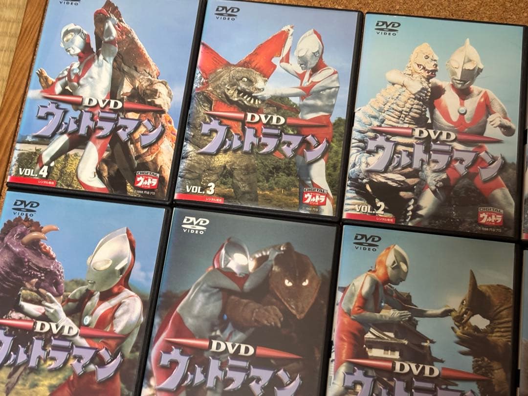 【送料無料】初代ウルトラマン & シンウルトラマン ゴジラ DVD 12点セット