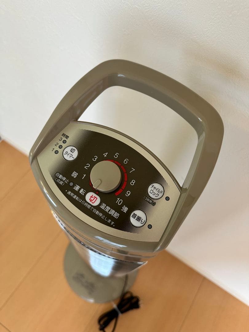 CORONA DH-C924(N) 電気ストーブ スリムカーボン ゴールド