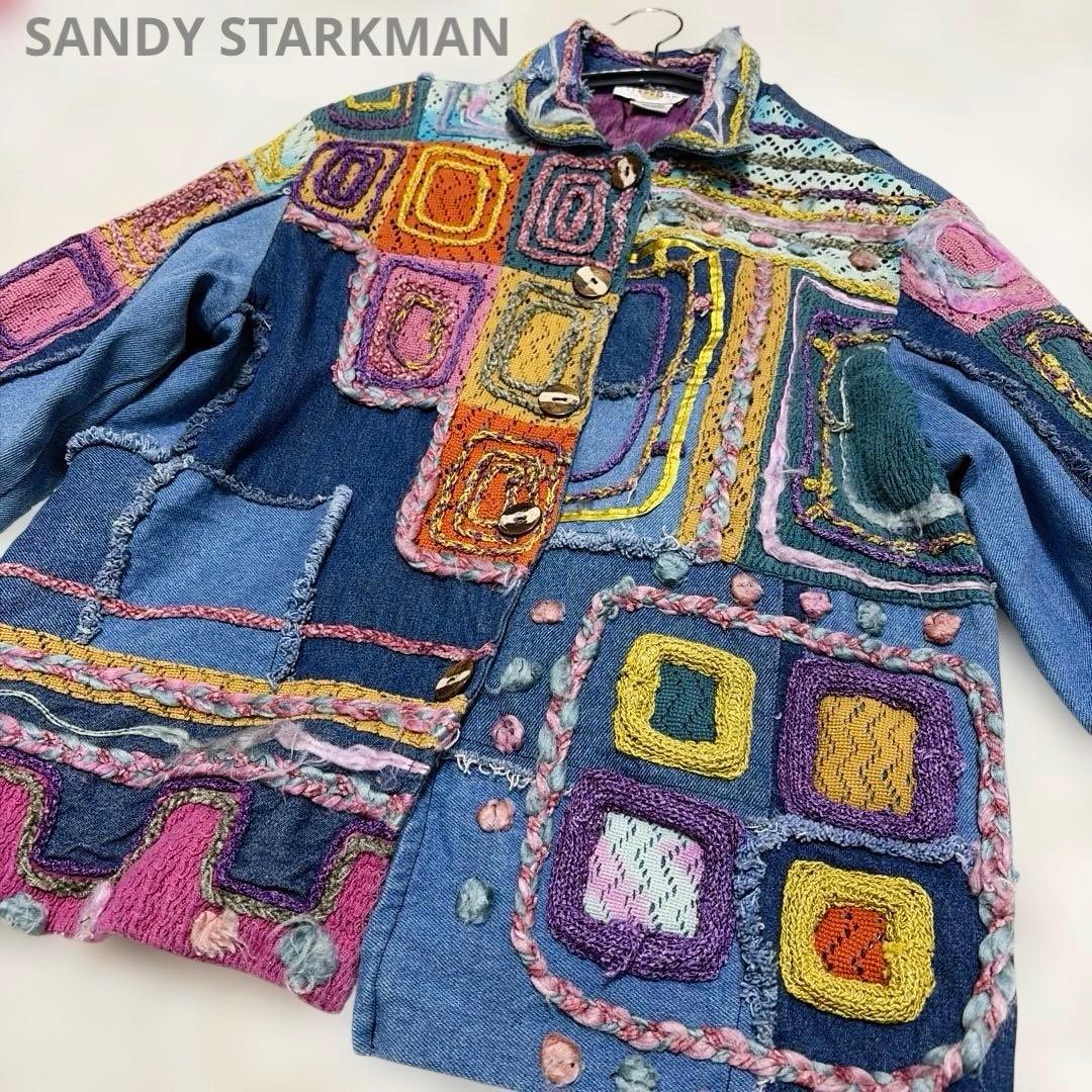 SANDY STARKMAN ヴィンテージ デニムジャケット　3D インド製