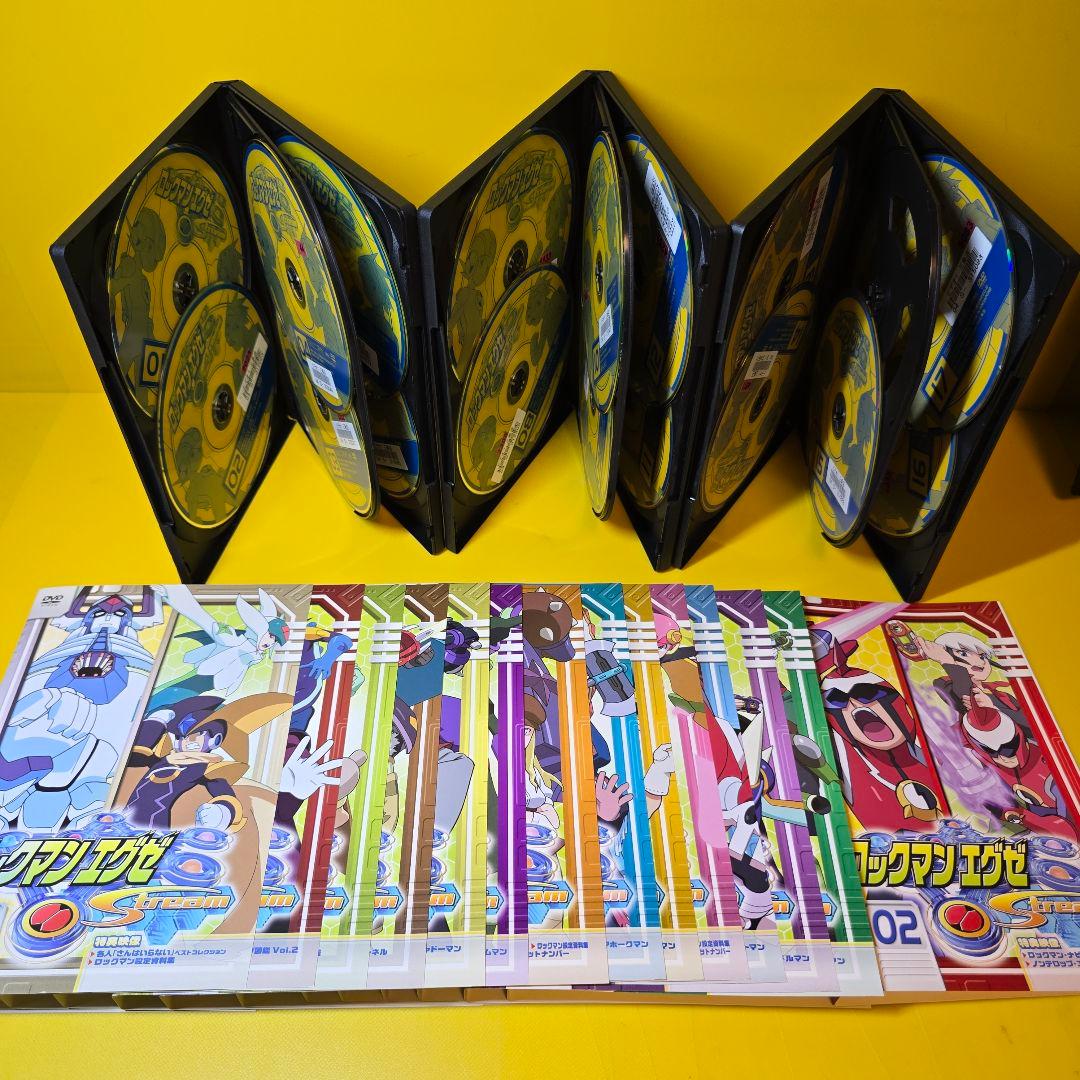 新品ケース交換済み　「ロックマンエグゼ ストリーム」全17巻 DVD