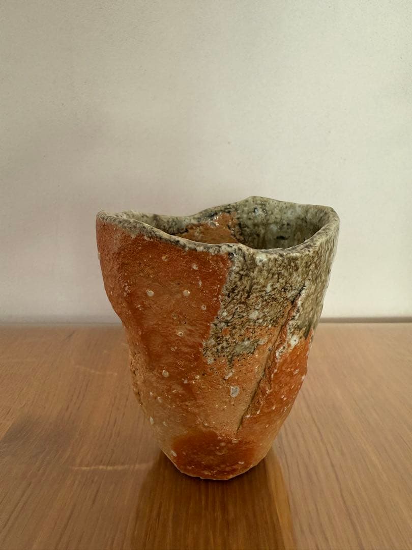 藤岡周平　伊賀焼　湯呑み　共箱付き