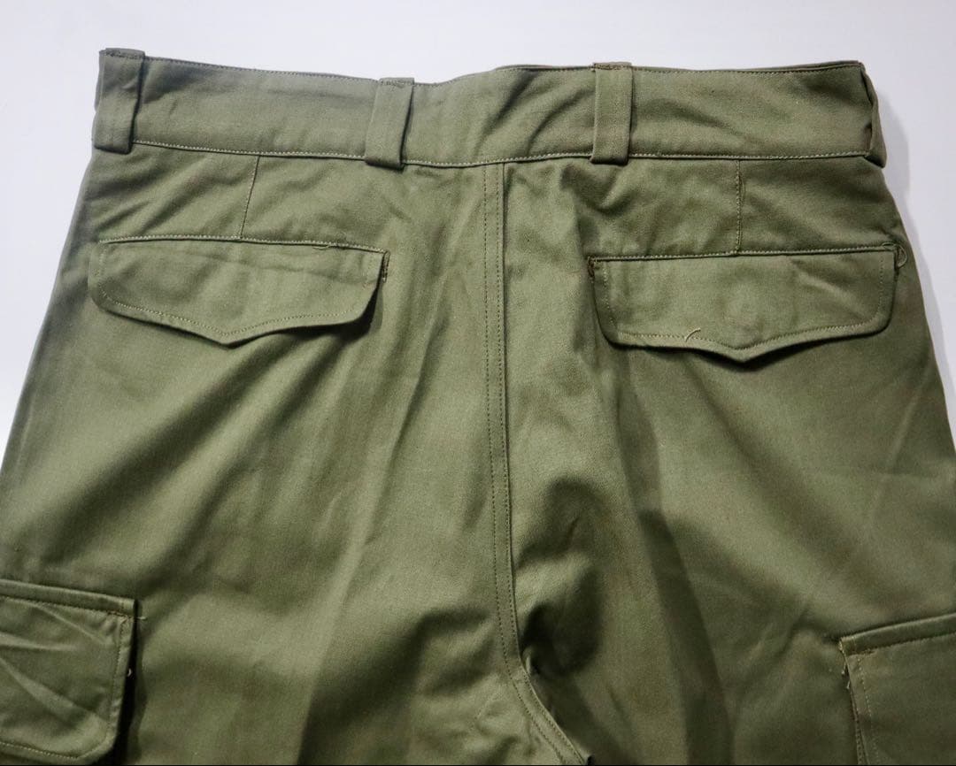 ア*田様 フランス軍 M-47 カーゴパンツ 後期 デッドストック 実物 オリー