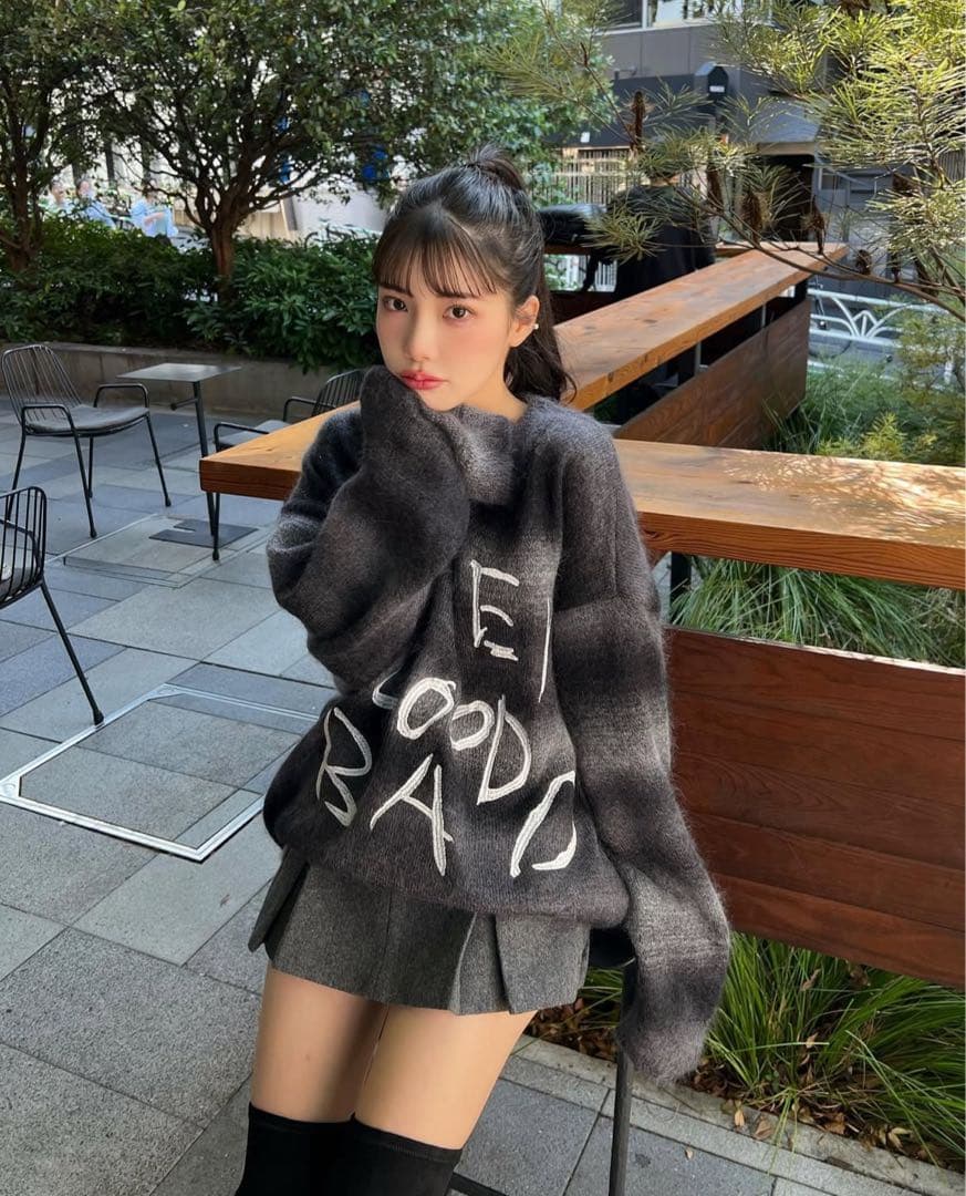 トップス sublations EMBROIDERY KASURI PO KNIT .10