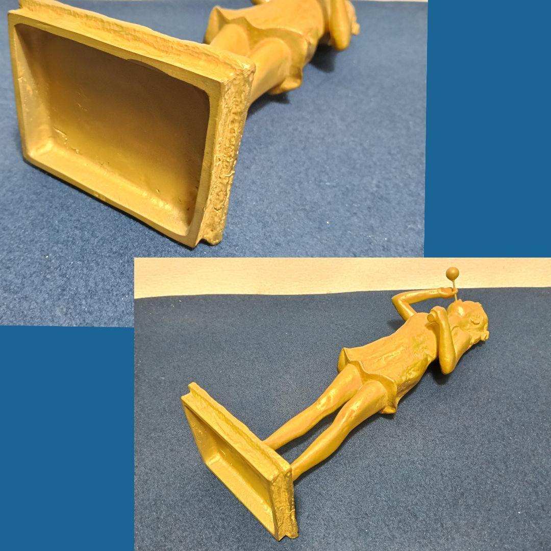 さっちゃん矢野秀徳 ブロンズ像 シャボン玉128/950 オブジ AK68