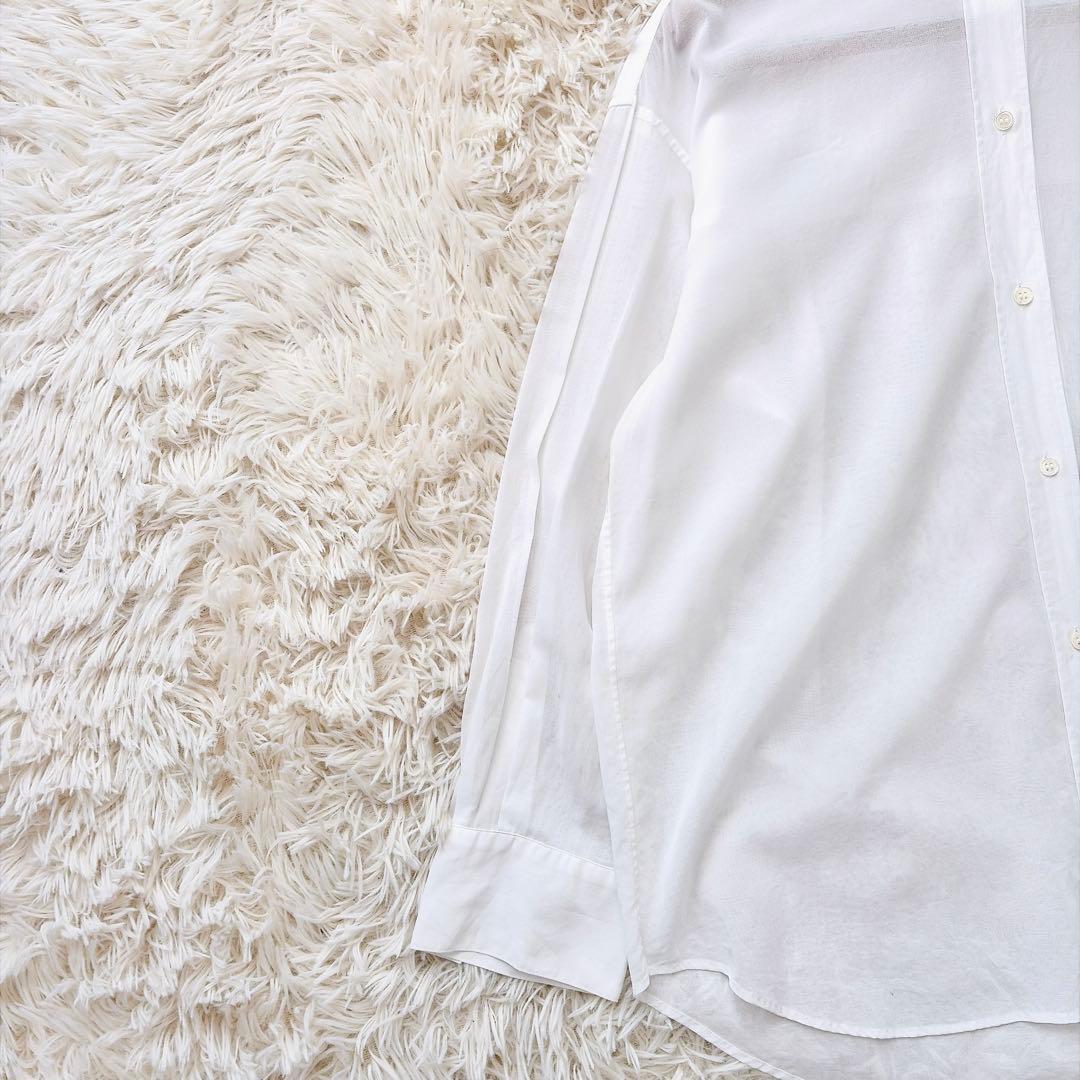 エヴリディアイライク　25SS minimal sheer shirt コットン