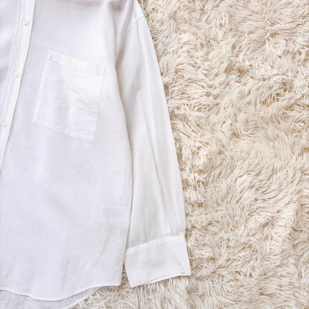 エヴリディアイライク　25SS minimal sheer shirt コットン