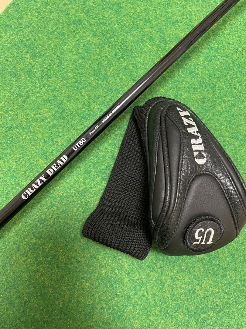 CRAZY フルチタンユーティリティクラブ ヘッドカバー付き