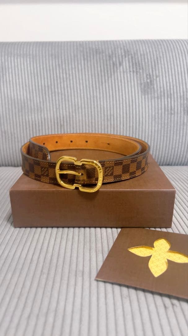 Louis Vuitton ダミエ柄　ベルト