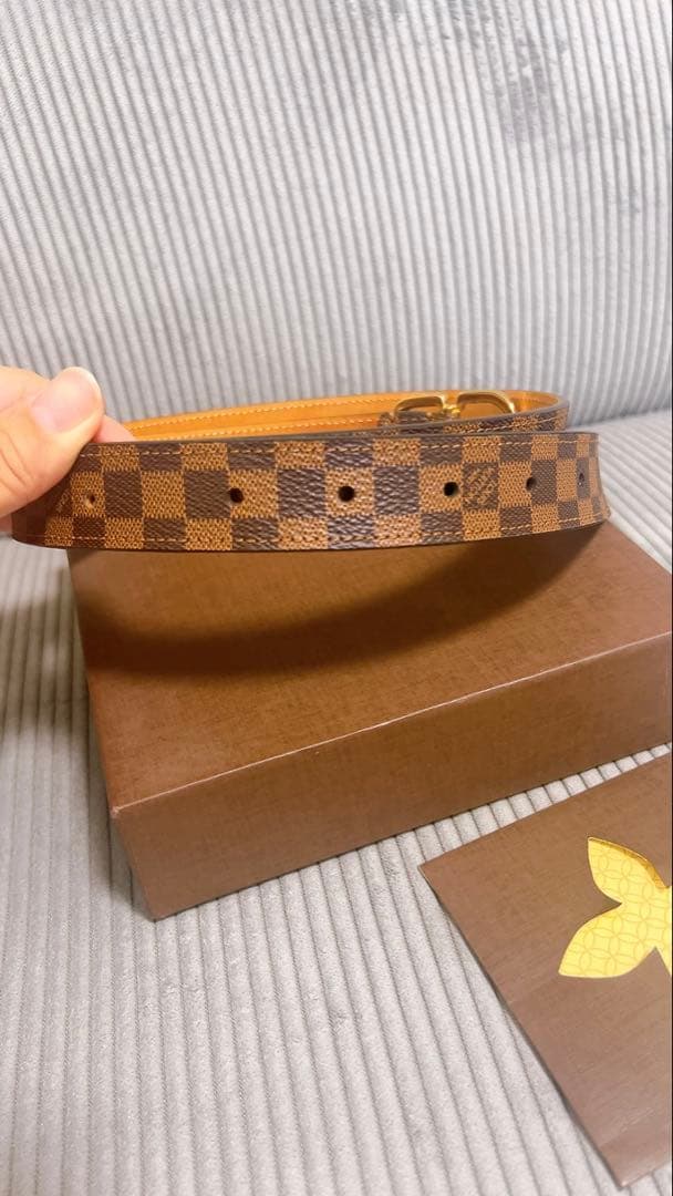 Louis Vuitton ダミエ柄　ベルト