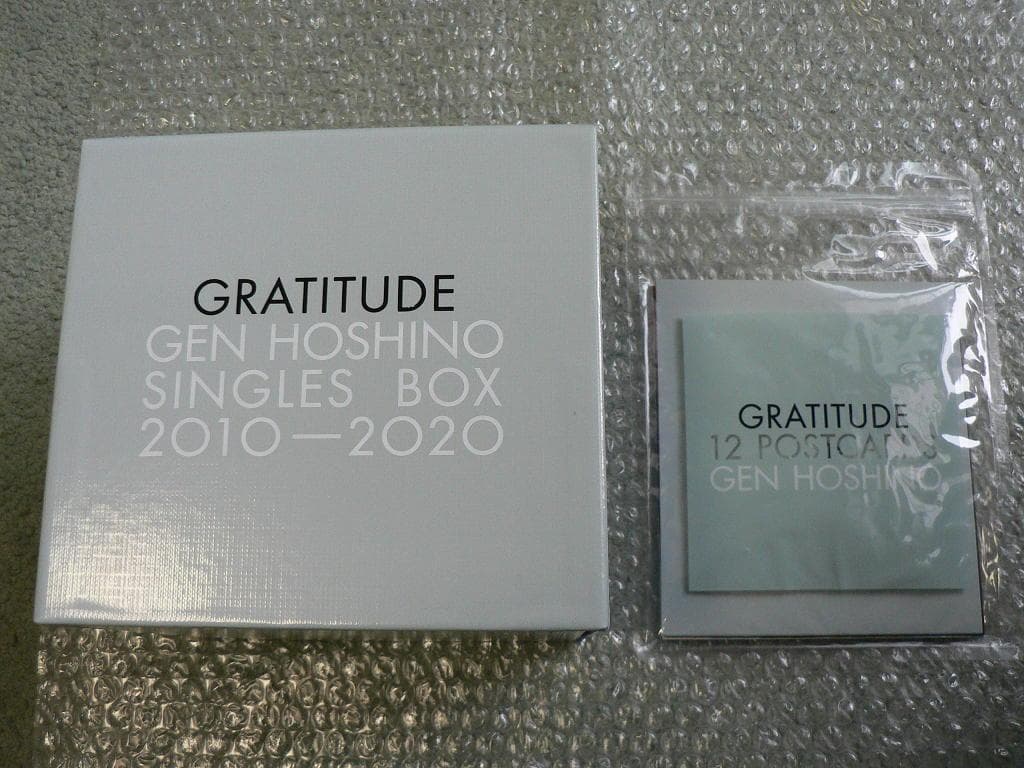 特典付★星野源『GRATITUDE～SINGLES BOX 2010…』12枚組
