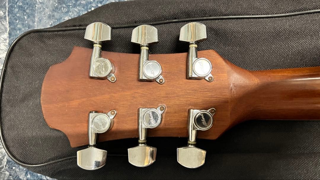 送料込! 美品 エレアコ ARIA AMB-35 グリーン　サンバースト