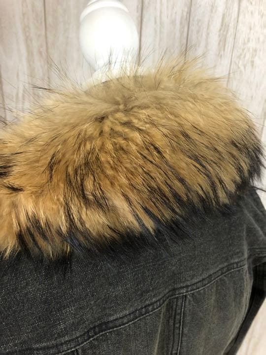 EPOCA デニムジャケット ファー付き