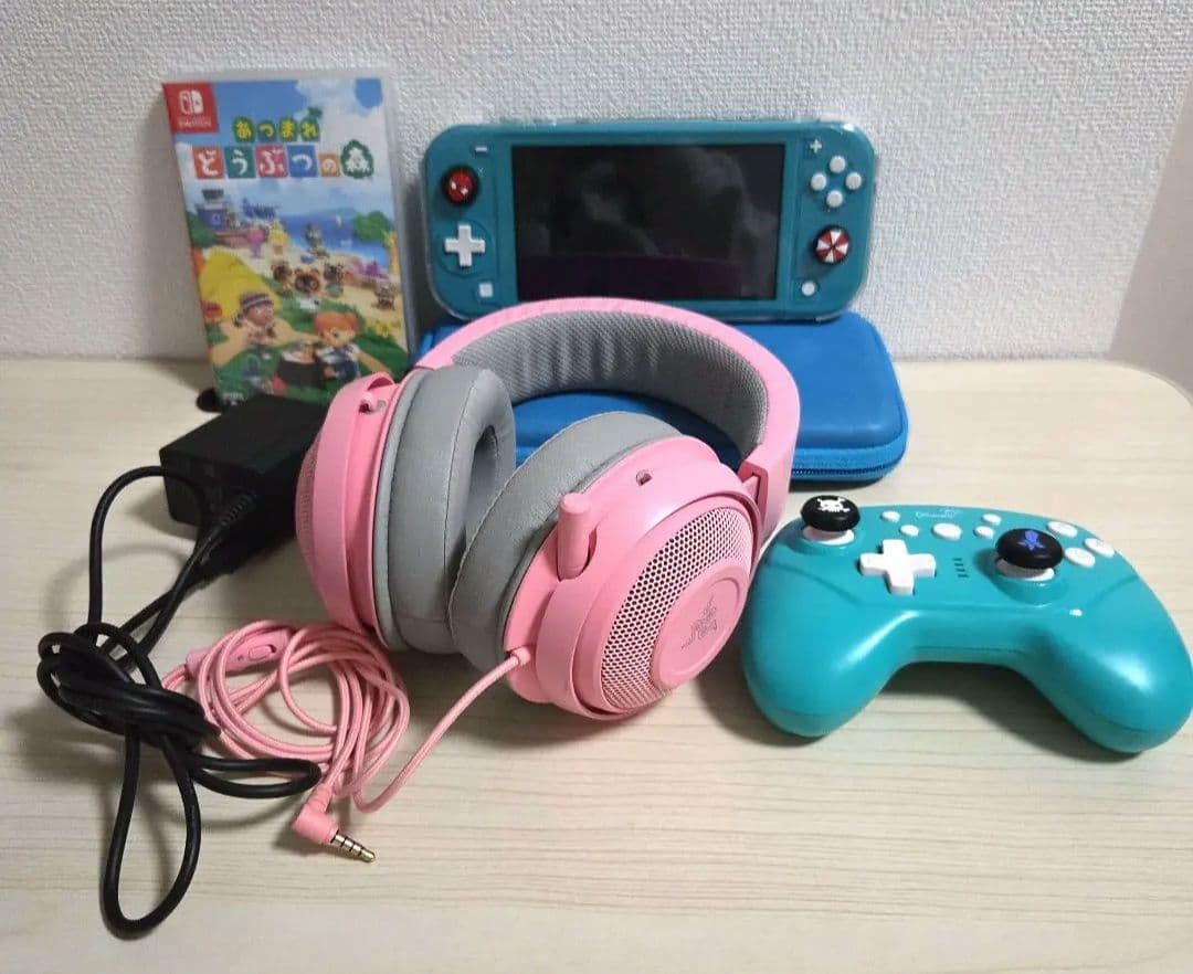 任天堂スイッチライト プロコン ヘッドセット あつ森セット